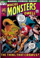 Where Monsters Dwell #13 Cover date: January, 1972