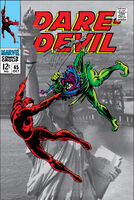 Daredevil #45 "The Dismal Dregs of Defeat!" Release date: August 13, 1968 Cover date: October, 1968