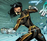 Using new gauntlets, in New Warriors (Vol. 4) #11