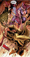 Deathbird fighting Polaris From Uncanny X-Men #486