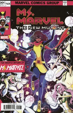 Ms. Marvel The New Mutant Vol 1 1 Team Homage Variant B