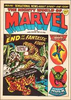 Mighty World of Marvel #19 Cover date: February, 1973