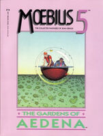 Moebius #5 "The Gardens of Aedena" Release date: January 12, 1988 Cover date: May, 1988