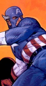 Super heroes kicked President Tricky to death (Earth-95920)