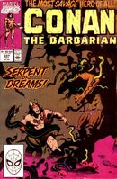 Conan the Barbarian #237 "Serpent of Dreams" Release date: August 21, 1990 Cover date: October, 1990