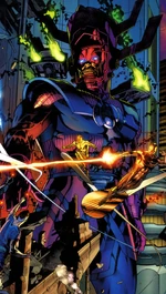 Galactus killed by the Council of Reeds (Earth-2012)