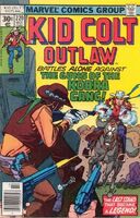 Kid Colt Outlaw #220 "Trapped by King Kobra! Into the Valley of Doom!" Release date: July 5, 1977 Cover date: October, 1977