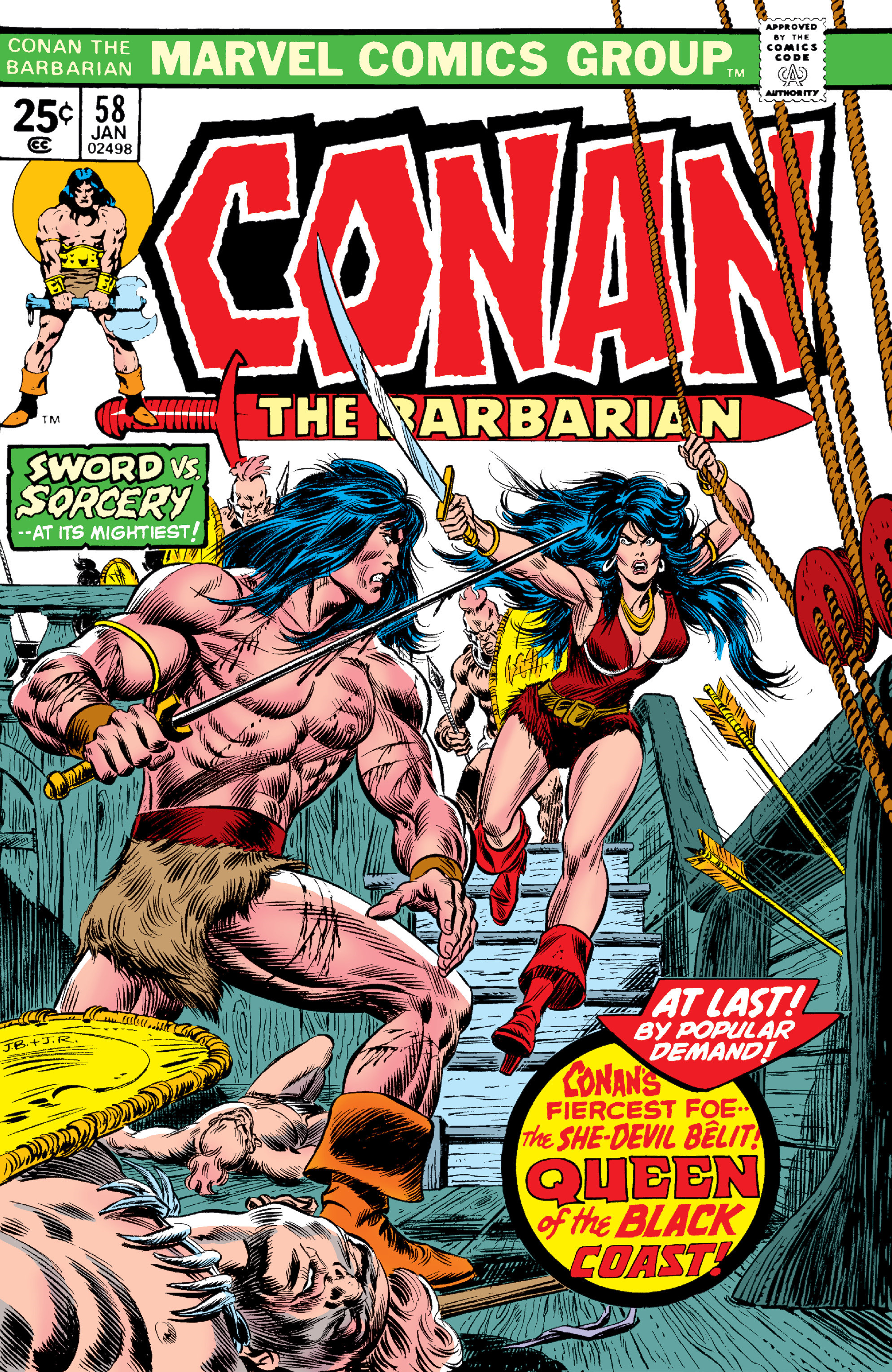 Conan the Barbarian Vol 1 58 Marvel Database Fandom