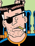 Nick Fury wore eyepatch on right eye (Earth-82809)