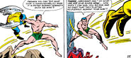 Namor fighting Angel From X-Men #6