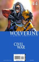 Wolverine (Vol. 3) #44 "Justice" Release date: July 26, 2006 Cover date: September, 2006
