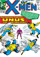 X-Men #8 ""The Uncanny Threat of...Unus, the Untouchable!"" (November, 1964)