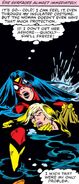 Swimming with an unconscious Carol From Avengers Annual #10