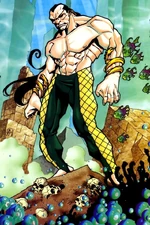 Namor Namor savagely protected the oceans (Earth-97820)