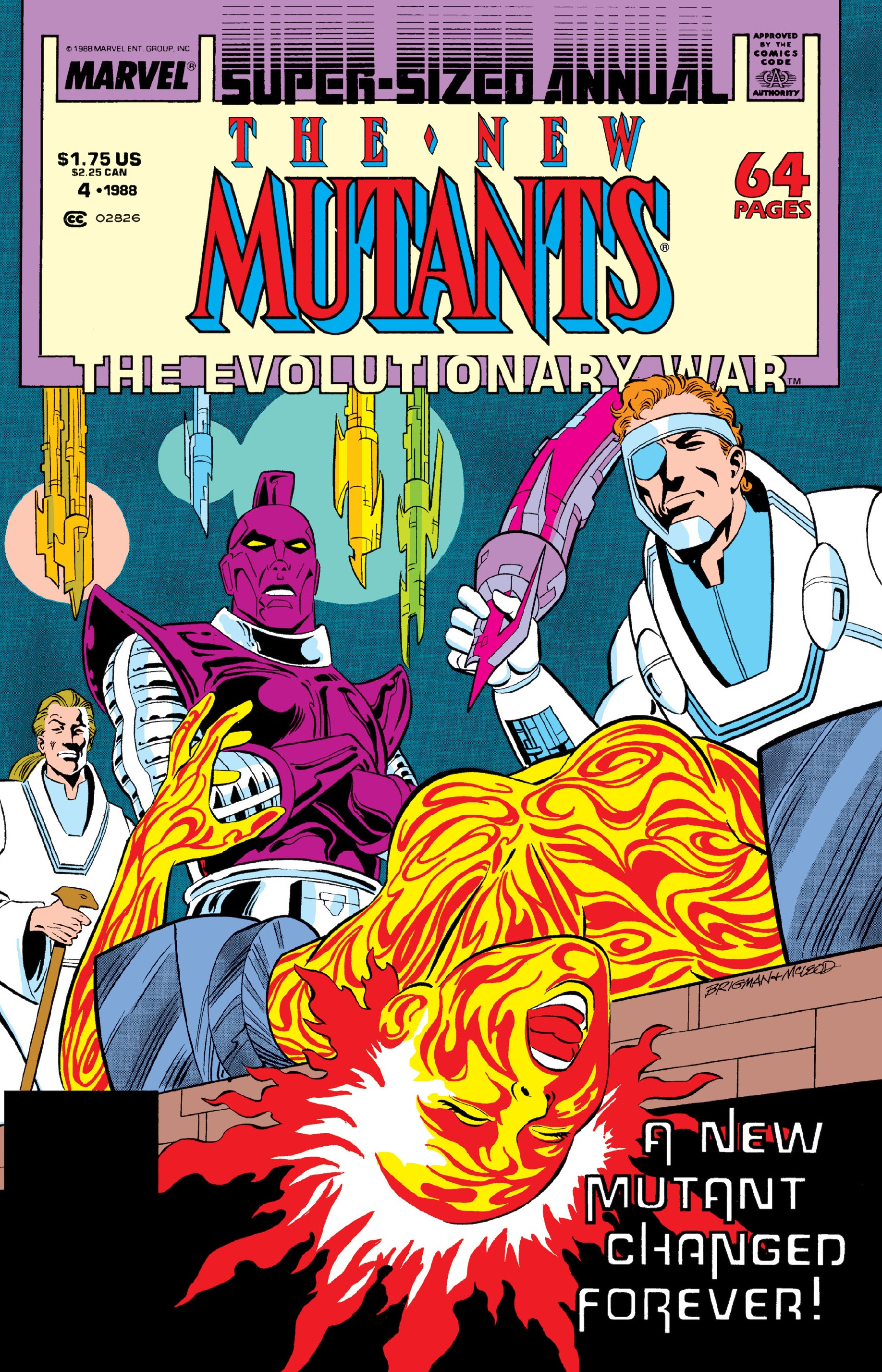 New Mutants # 002 SIGNED Bob McLeod