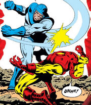 Basil Sandhurst (Earth-616) and Anthony Stark (Earth-616) from Iron Man Vol 1 90 0001.jpg