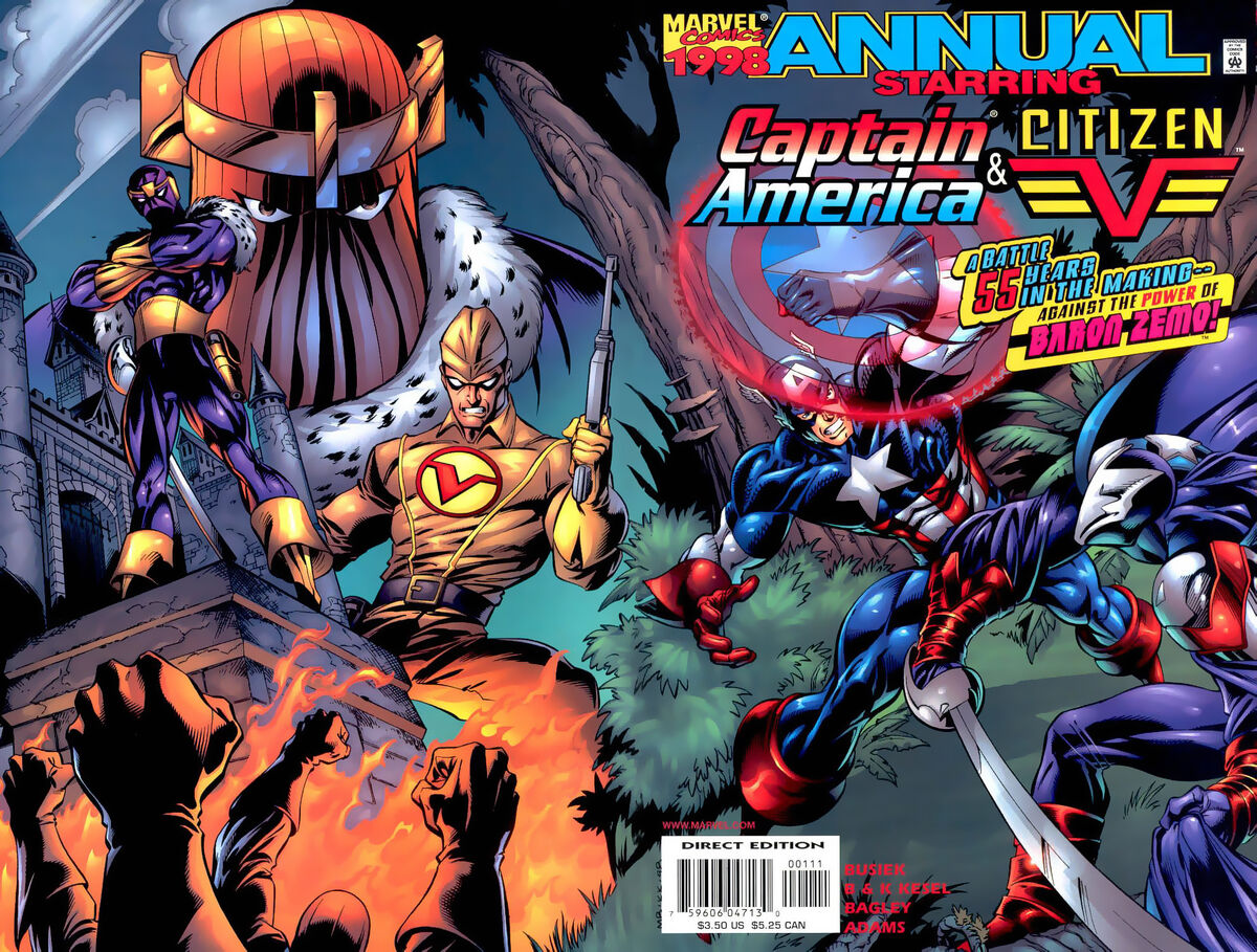 Captain America Citizen V 98 Vol 1 1 Marvel Database Fandom