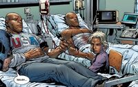 Elijah Bradley (Earth-616), Faith Shabazz (Earth-616), and Isaiah Bradley (Earth-616) from Young Avengers Vol 1 12 001