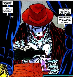 Ultron-15 desenvolveu certos traços humanos, como o hábito de beber