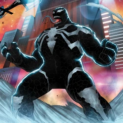 Benjamin Grimm (Earth-10243) and Venom (Symbiote) (Earth-10243) from What If... Dark Venom Vol 1 1 001.png