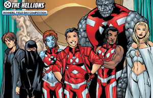 Hellions Squad (Earth-616) from New X-Men Academy X Yearbook Vol 1 1 0002