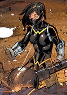 Ghost Mode with new costume, in New Warriors (Vol. 4) #9