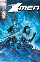 New X-Men (Vol. 2) #33 "Mercury Falling: Part 1 of 4" Release date: December 13, 2006 Cover date: February, 2007