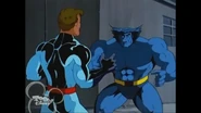 With Iceman From X-Men: The Animated Series S3E15