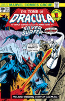 Tomb of Dracula #50 "Where Soars The Silver Surfer!" Release date: August 3, 1976 Cover date: November, 1976