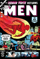 Young Men #24 "The Return of the Human Torch" Release date: August 19, 1953 Cover date: December, 1953