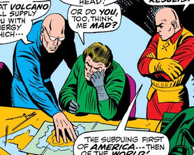 Elihas Starr (Earth-616), Mad Thinker (Julius) (Earth-616), and Phillip Masters (Earth-616) from Sub-Mariner Vol 1 14