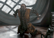 Kaecilius trapped by the Crimson Bands of Cyttorak From Doctor Strange