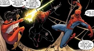 Peter Parker (Earth-616) and Jessica Drew (Earth-616) Vs. Otto Ovtavius (Earth-616) from Amazing Spider-Man Vol 3 15 001.jpg (88 KB) With Spider-Woman
