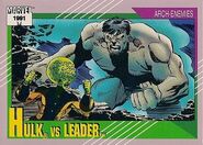 Samuel Sterns vs. Bruce Banner (Earth-616) from Marvel Universe Cards Series II 001