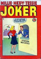 Joker Comics #37 "Millie Rolls Her Hoop!" Release date: January 31, 1949 Cover date: May, 1949