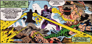 Savage Land Mutates being killed by the Sentinels