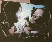 Charles Xavier (Earth-616) and Cassandra Nova Xavier (Earth-616) from New X-Men Vol 1 121 001