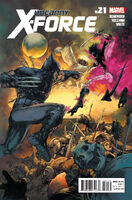 Uncanny X-Force #21 "Otherworld (Part 2)" Release date: February 1, 2012 Cover date: April, 2012