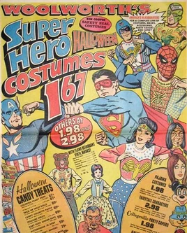 Earth-313710 from Woolworth's 1967 Halloween costume newspaper advertisement