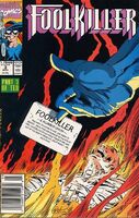 Foolkiller #3 "Thrill of the Kill" Release date: October 2, 1990 Cover date: December, 1990