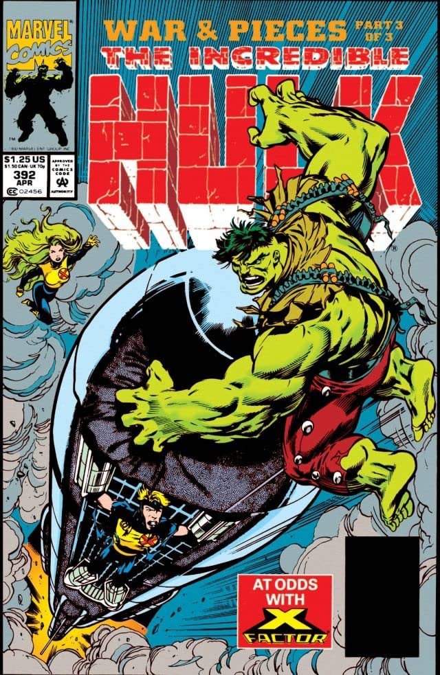 INCREDIBLE HULK #392 VOL1 MARVEL COMICS X-FACTOR APRIL 1992