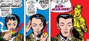 Johnny finds out about the Sub-Mariner From Fantastic Four #4