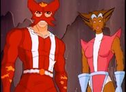 With Feral From X-Men: The Animated Series S5E14