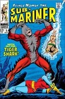 Sub-Mariner (Vol. 2) #5 "Watch Out for... Tiger Shark!" Release date: June 4, 1968 Cover date: September, 1968