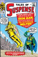 Tales of Suspense #47 "Iron Man Battles the Melter!" Release date: August 8, 1963 Cover date: November, 1963