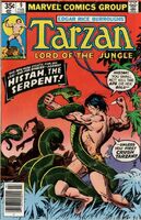 Tarzan #9 "The God of Tarzan" Release date: November 22, 1977 Cover date: February, 1978