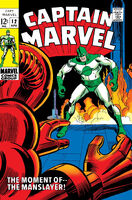 Captain Marvel #12 "The Moment of -- the Man-Slayer!" Release date: January 9, 1969 Cover date: April, 1969