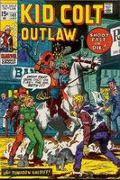 Kid Colt Outlaw #148 "Tinhorn Sheriff!" Cover date: July, 1970