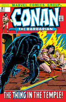 Conan the Barbarian #18 "The Thing in the Temple!" Release date: June 20, 1972 Cover date: September, 1972