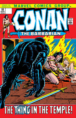 Conan the Barbarian #11 - Rogues in the House starring Thak (Marvel, 1970)  F/VF